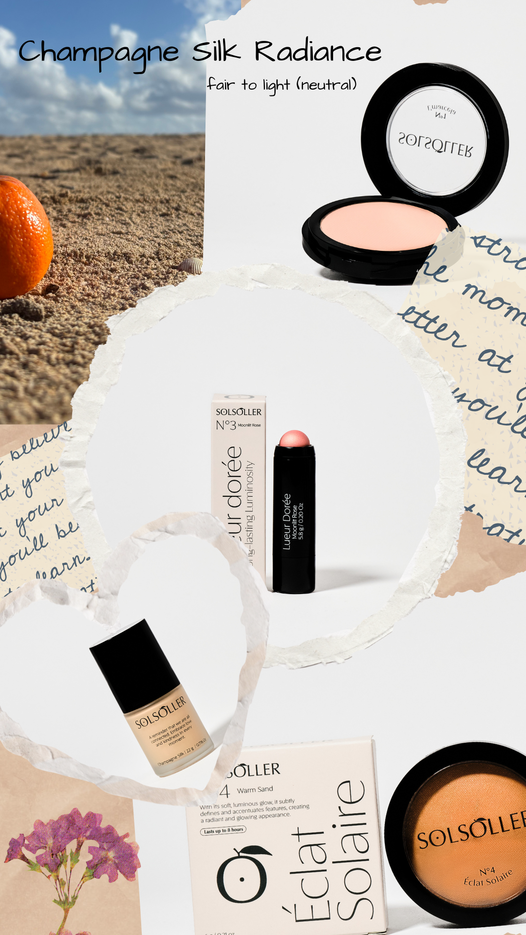 Explore The Complexion Edit - Champagne Silk Radiance Edition