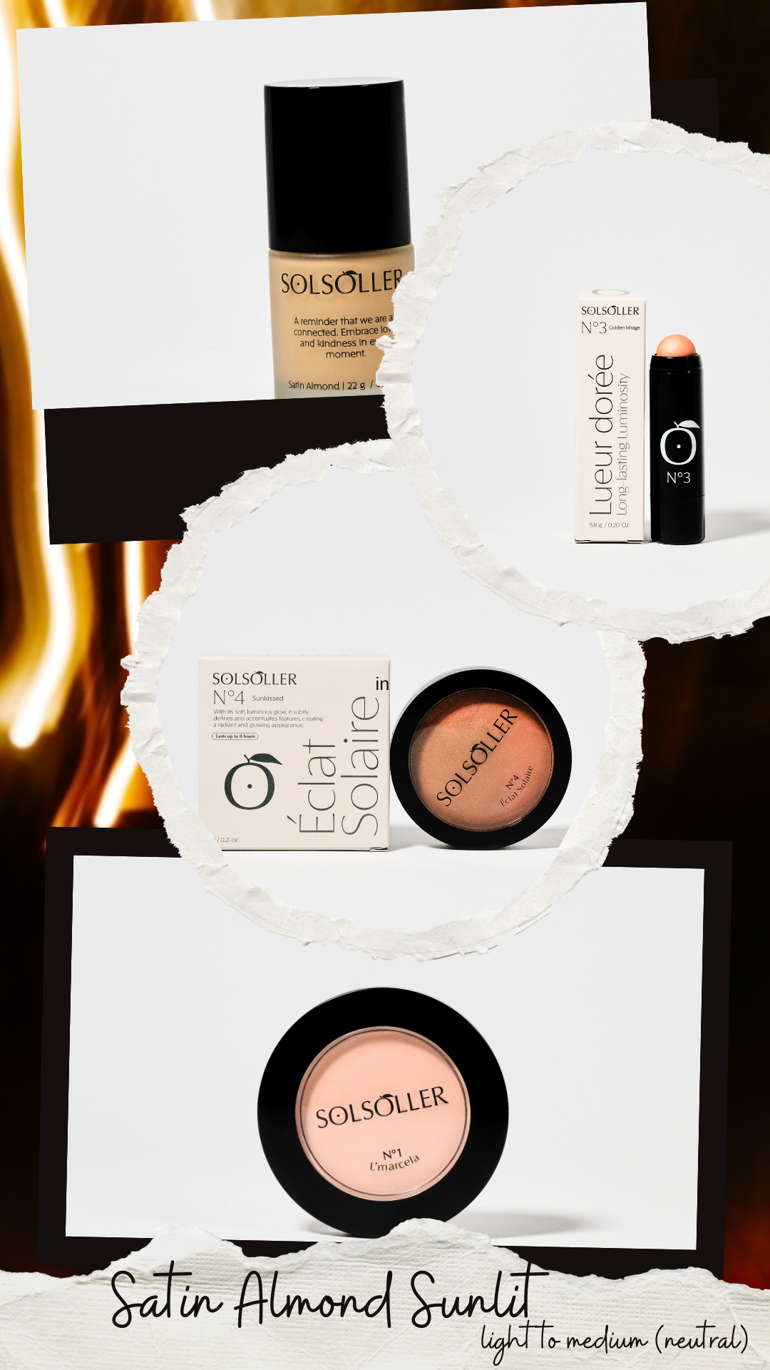 Explore The Complexion Edit - Satin Almond Sunlit Edition