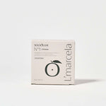 Retail packaging of L'marcela: Long-Lasting and Pore-Friendly Baby Pink Setting Powder, emphasizing its pore-friendly and long-lasting formula.