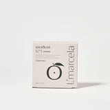 Retail packaging of L'marcela: Long-Lasting and Pore-Friendly Baby Pink Setting Powder, emphasizing its pore-friendly and long-lasting formula.