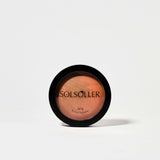 Sunkissed Blush-Bronzer by Solsoller No.4 Éclat Solaire in compact case, offering a radiant blend for a silky glow all day.