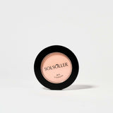L'marcela: Long-Lasting and Pore-Friendly Baby Pink Setting Powder in a sleek black compact, ideal for flawless face makeup application.