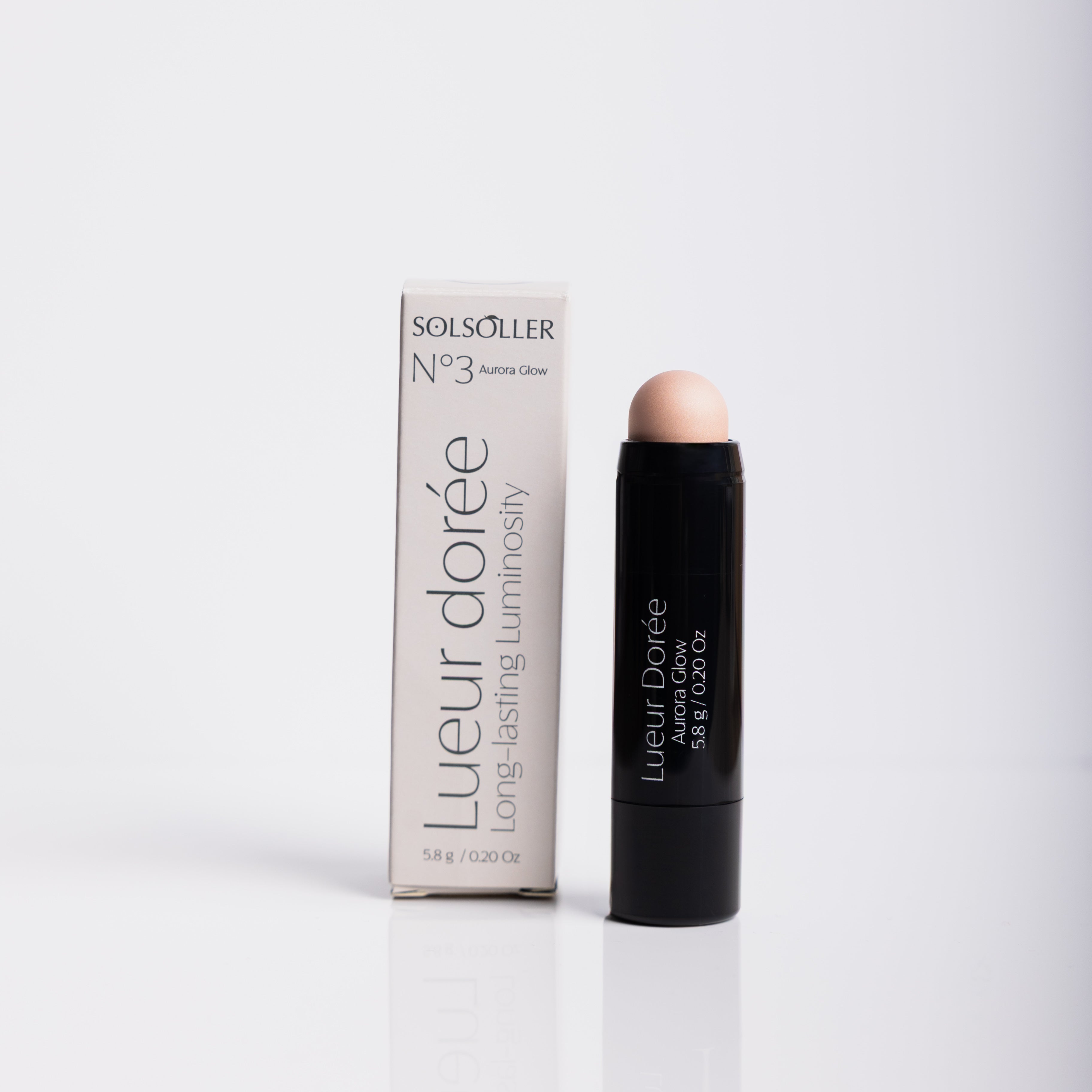 Lueur Dorée cream highlighter stick glass glow